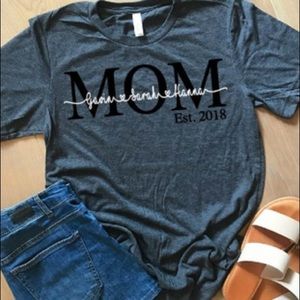 Personalized mom shirt